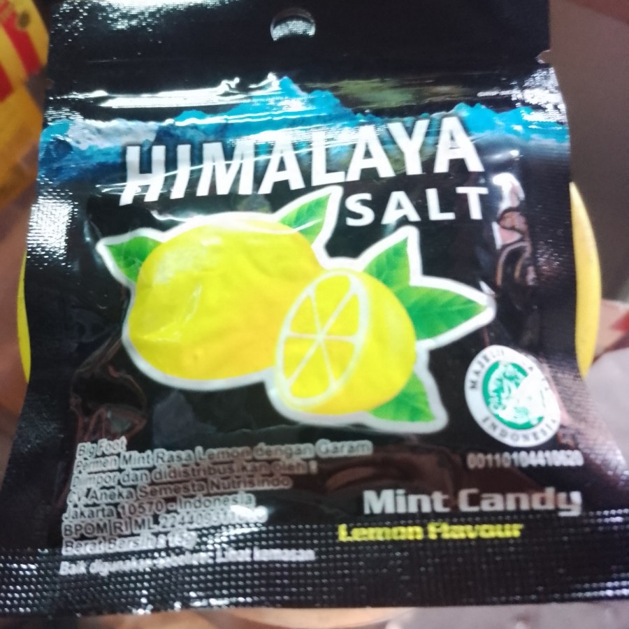 

Permen HIMALAYA Salt Mint Candy Rasa Lemon - 1 pcs (15 gram)