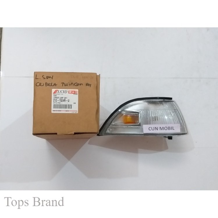 Topsbrand Lampu sen depan Corolla Twincam thn 88 EE 90 kanan DEPO harga per pc -sen sein lampu sein 