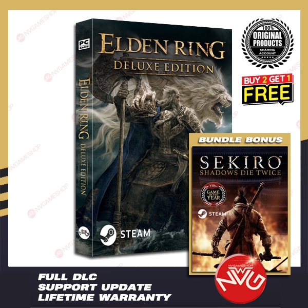 Elden Ring Deluxe Edition Bundle Sekiro GOTY Edition PC Original
