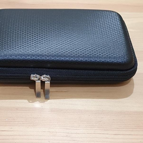 Tas Gadget Eva Hard Case 6.5" / Organizer gadget Powerbank Vs Vivan - Biru Metalik