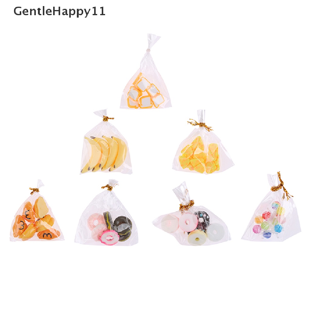 Gentlehappy1per12rumah Boneka Miniatur Dapur Makanan Dessert Tea Time Snack French Macaroon Toy id