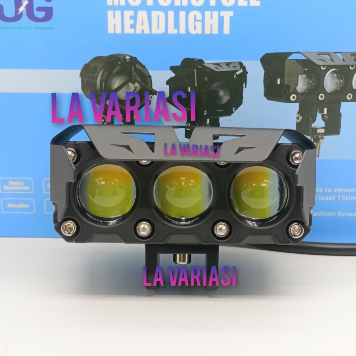 Lampu tembak Laser Foglamp SQL 3 MATA Superbright Hi Loo