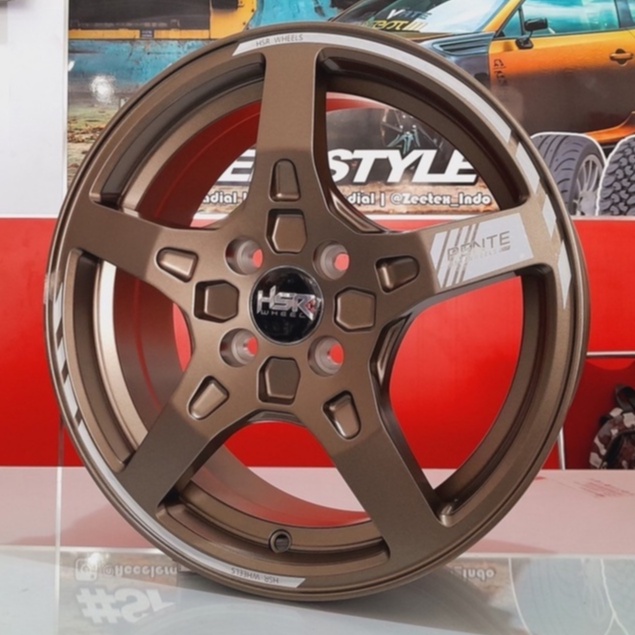 pelek mobil ring 16 racing PENTE HSR R16X7 Small Sedan dan Hatchback : Toyota Yaris, Mazda2