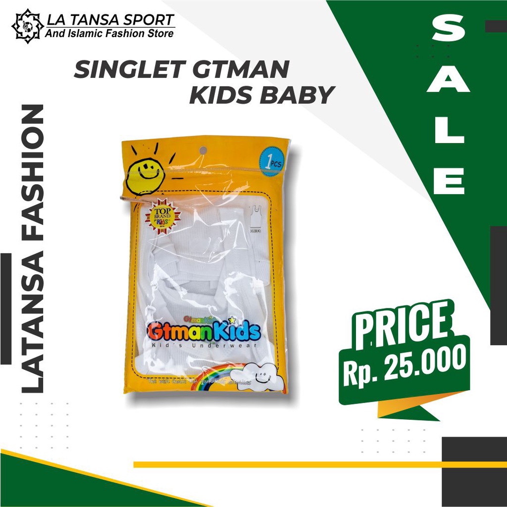 SINGLET / KAOS DALAM GTMAN BABY KIDS