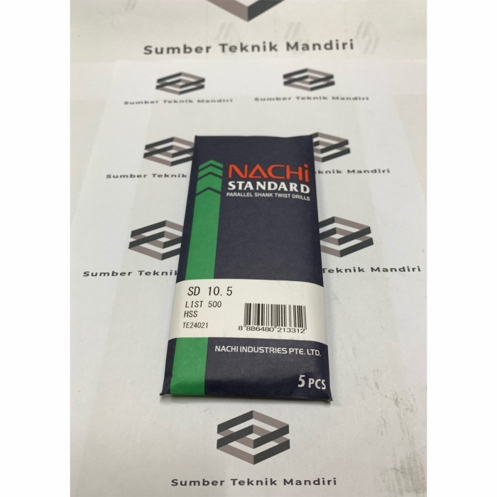 Mata Bor Nachi 10.5 Mm Mata Bor Besi Hss Asli / Mata Bor Nachi 10.5Mm Original