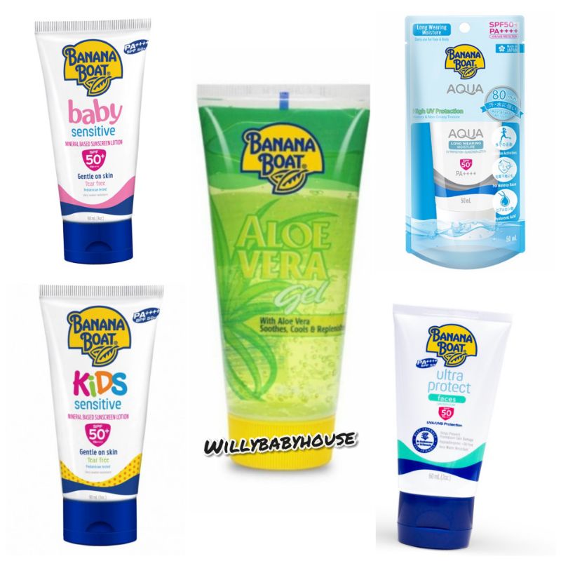 BANANA BOAT SUN SCREEN SIMPLY PROTECT KIDS & BABY SPF 50 SPF50 / Sunblock Anak