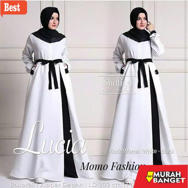 model dress terbaru 2022 GAMIS LUCIA DRESS BALOTELLI