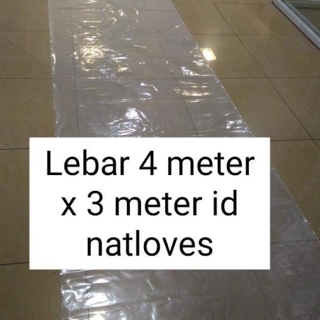 

plastik bening besar 4 meter x 3 meter - 4 m x 2 m