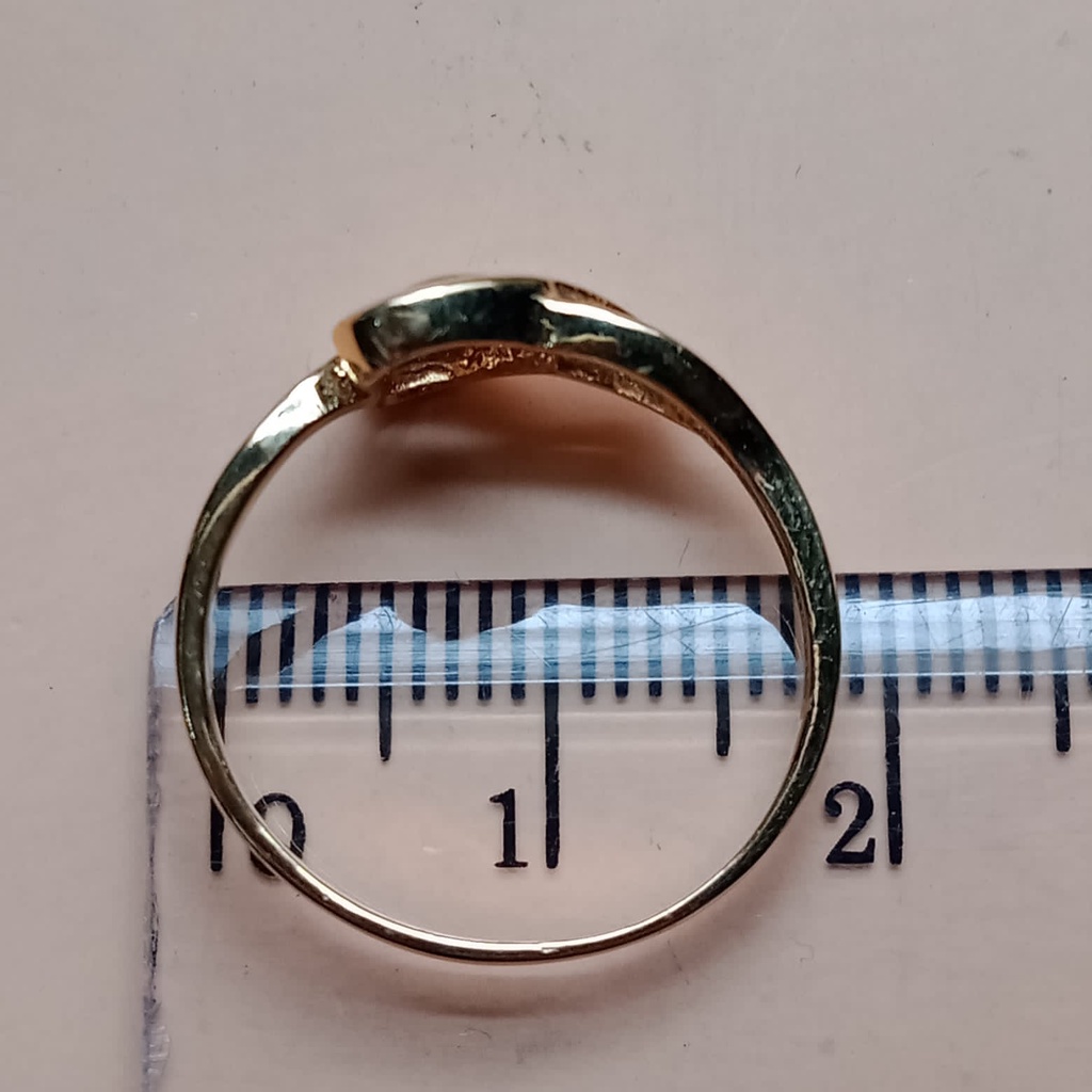 Cincin emas 17K - 1.7 gr kadar 750 - 3947