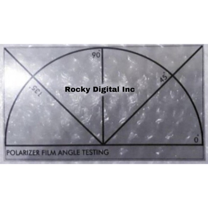 Hot Sale Alat Ukur Derajat Polaris - Polarizer Film Angle Testing - ra