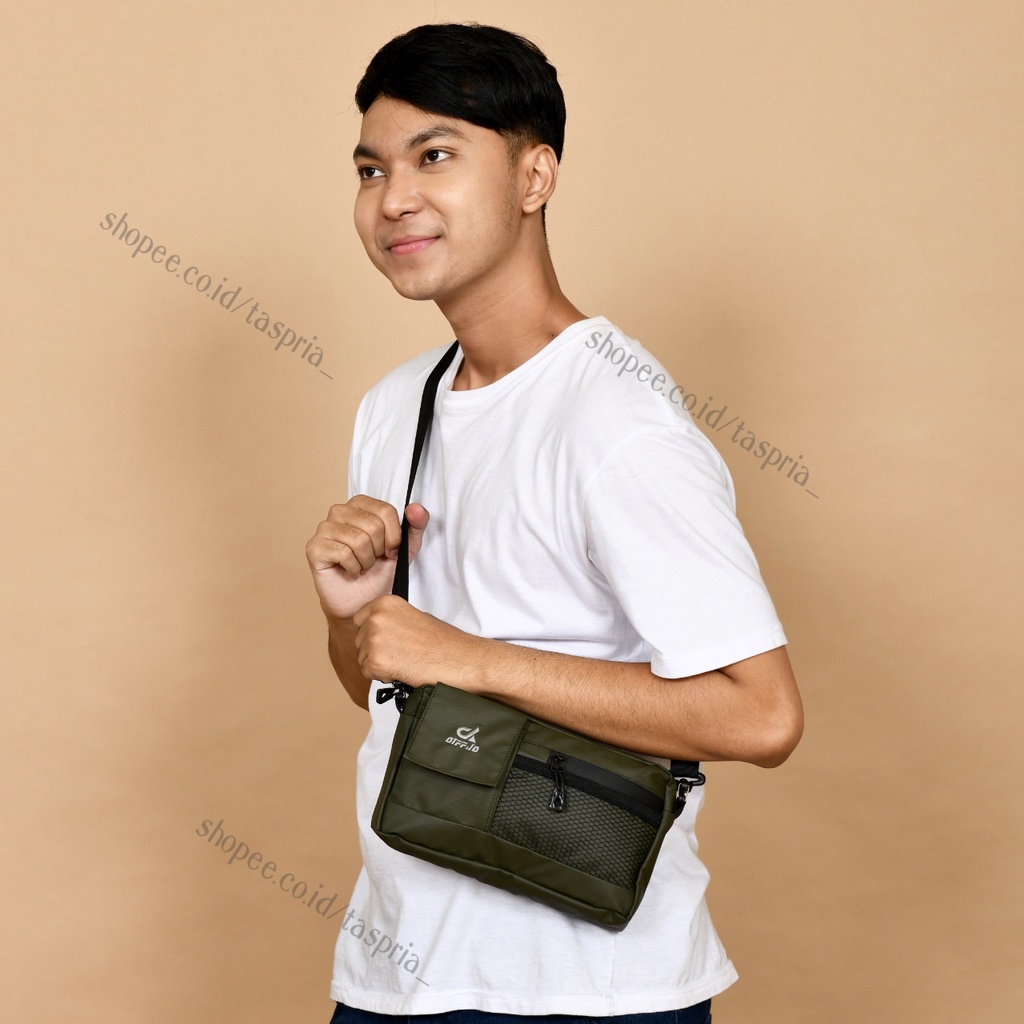 Diff.id - Tas Selempang Pria LEXUS Sling Bag Clutch Bag Cowok Waterproof Hand Bag Anti Air Sling Bag Kulit Waistbag Terbaru