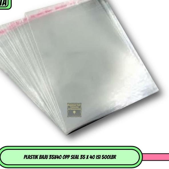 

Plastik Baju 35x40 OPP SEAL 35 x 40 isi 500lbr