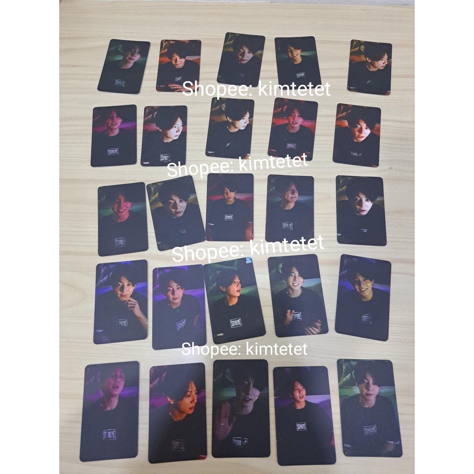 1 Pack isi 25 PC Photocard JK BTS Jungkook VLive D'ICON Festa HD UNofficial Butter Soop Moment of Pr