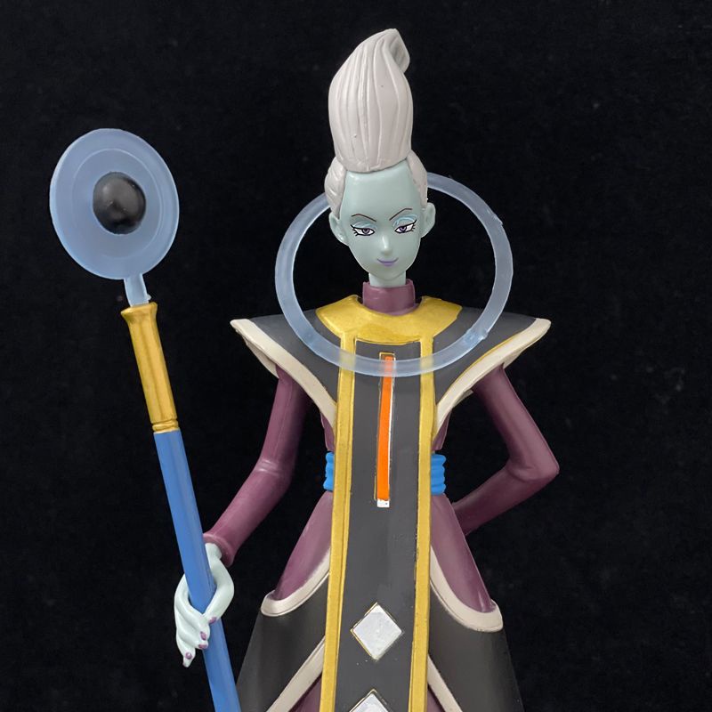 2pcs / set Mainan Action Figure Dragon Ball Gods of Destruction DXF Whis Beerus Bahan PVC 20cm Untuk Anak