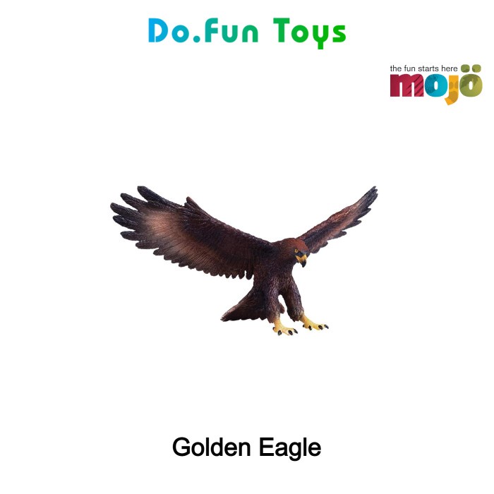 Golden Eagle Animal Figure / Miniatur Burung Elang Emas by MOJO