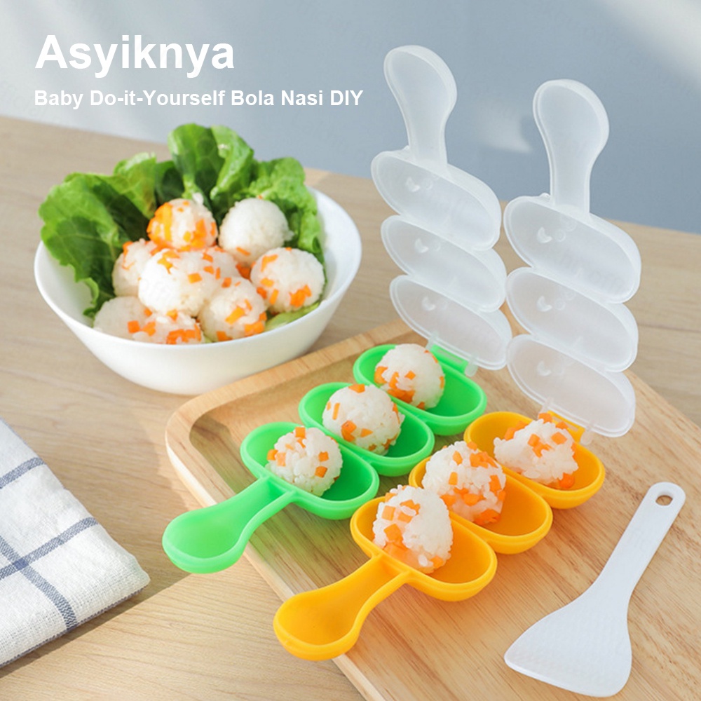 Lakhu Cetakan Nasi Bento Bola Bulat Rice Ball Shaker Bento Rice Ball Mold