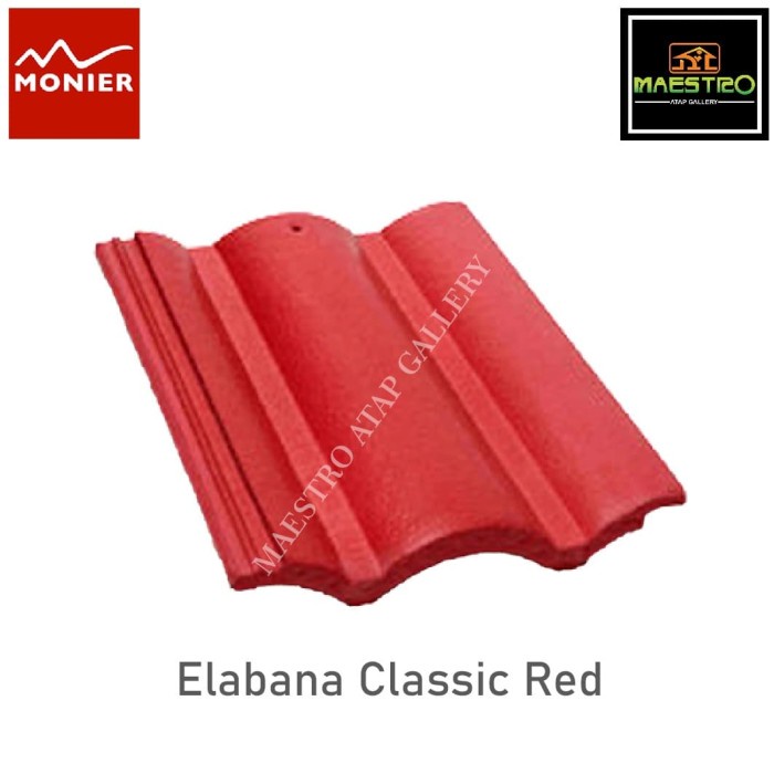 Monier Genteng Beton Elabana Classic Red - Merah