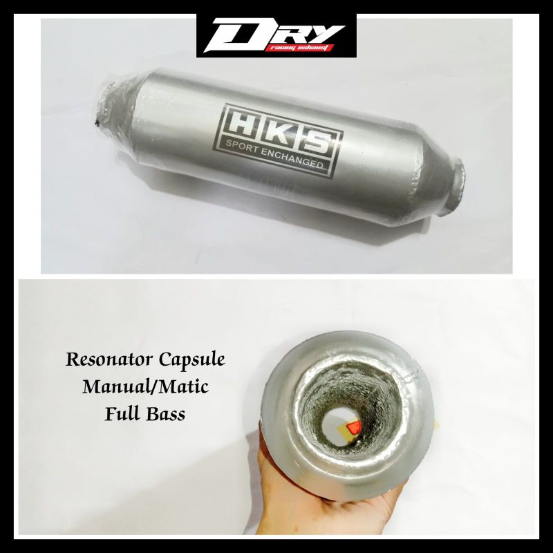 Jual RESONATOR MOBIL CAPSULE MANUAL/MATIC HKS GALVANIS UNIVERSAL MUFFLER Shopee Indonesia