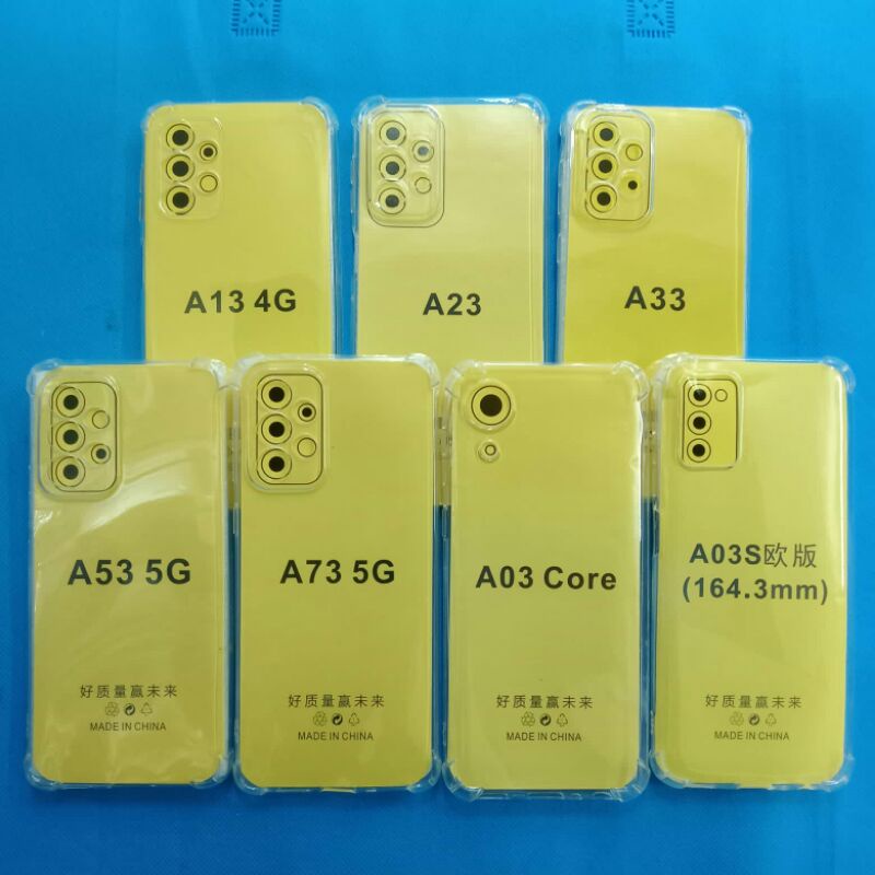 Soft Case AntiCrack Bening Samsung A23/A33/A53/A73/A13/A03/A03 Core/A03S /A02/M02/A12 /M12/A02S/A22 4G/A22 5G