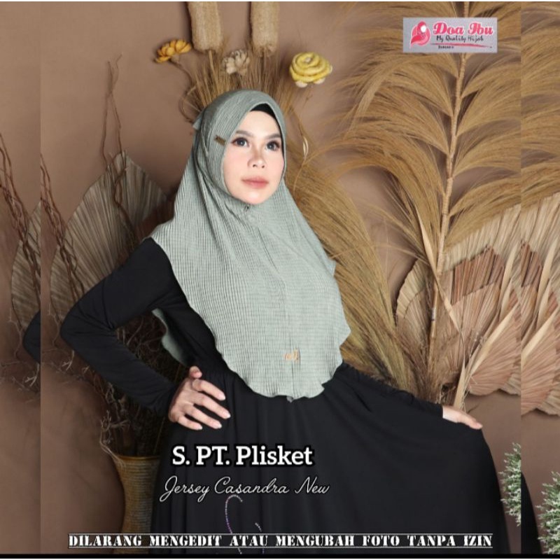 JILBAB INSTAN "SYIRIA PET TALI PLISKET"" ORI DOA IBU BY BUNYAMIN