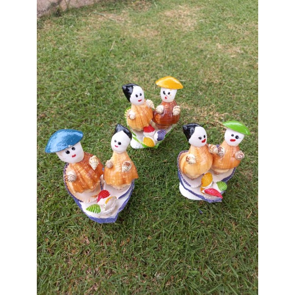 Boneka kerang / boneka kerang untuk hiasan / boneka prakarya dari kerang / boneka