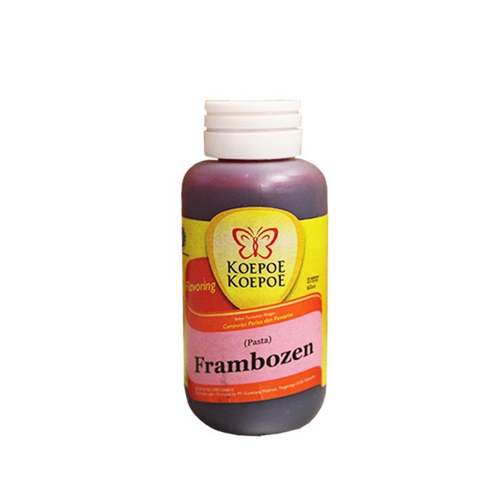 

Kupu kupu pasta frambozen 60 ml