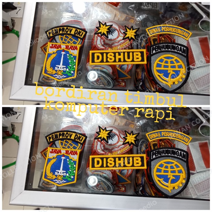 Seragam Driver Bordiran Dishub Timbul Untuk Baju Abu2