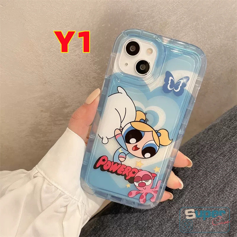 Soft Case TPU Motif Kartun The Girls Untuk iPhone 11 14 13 12 Pro MAX XR 7 8 6 6S Plus X XS MAX