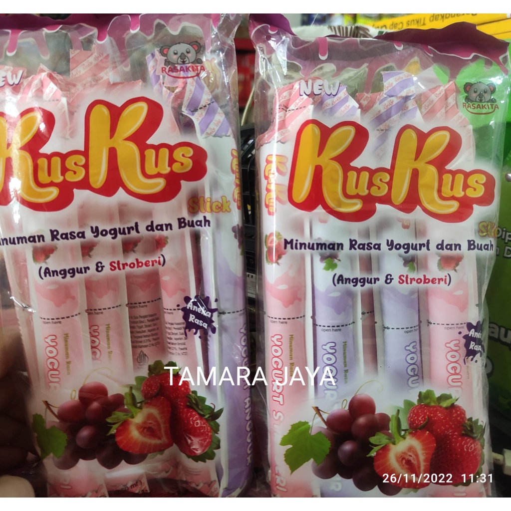 

Kuskus Yogurt isi 10 Stick ( Rasa Random )