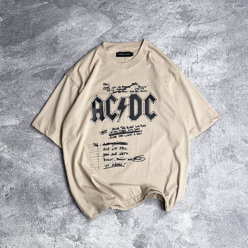[Oversize] BAJU KAOS OVERSIZE / OVERSIZE T-SHIRT "acdc milo"