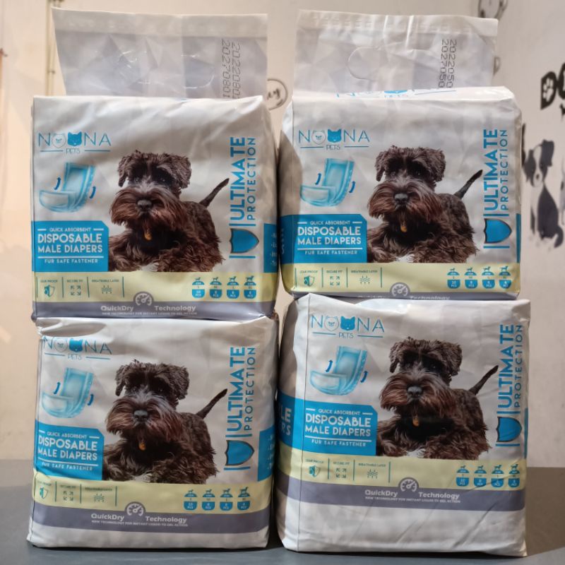 Pets Noona Disposable Male DIAPERS / Popok Pampers JANTAN / S / M / L / XL