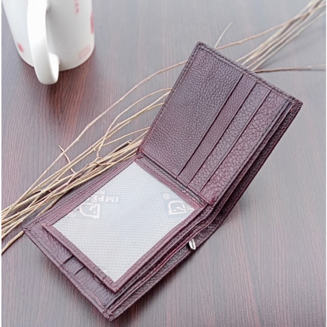 dompet lipat dua horizontal bahan kulit asli berkualitas import #dompet #dompetkulit #dompetpria