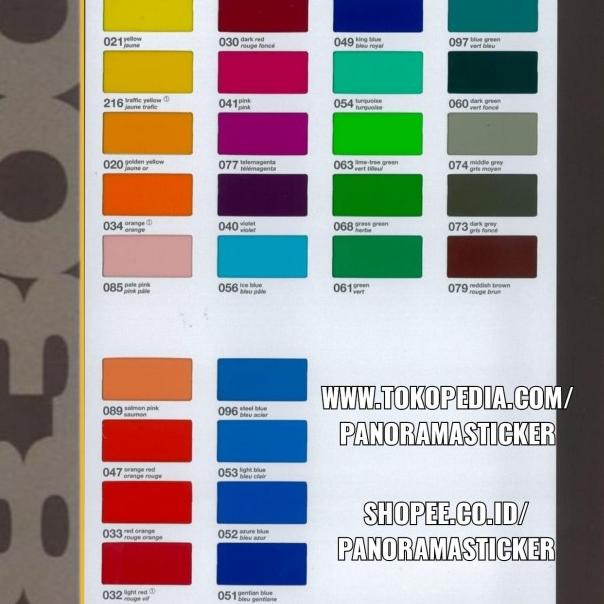 Sticker Oracal 8300 Transparent