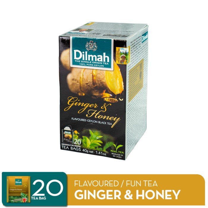 

TERBARU Dilmah Tea Ginger & Honey - Teh Celup /TEH DIET/TEH PELANGSING/TEH HIJAU/TEH JATI CINA/TEH