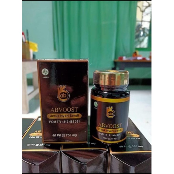 ABVOOST PIL HITAM AJAIB 1BOTOL ISI 40 - UNTUK NYERI SENDI DAN TULANG AMPUH