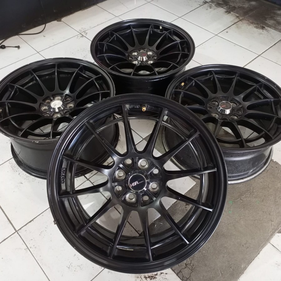 Velg Mobil Bekas Seken Ring 17 Baut 4 ENKEI SPIDER R17X7,5-8,5 Lubang 4 ET40-35