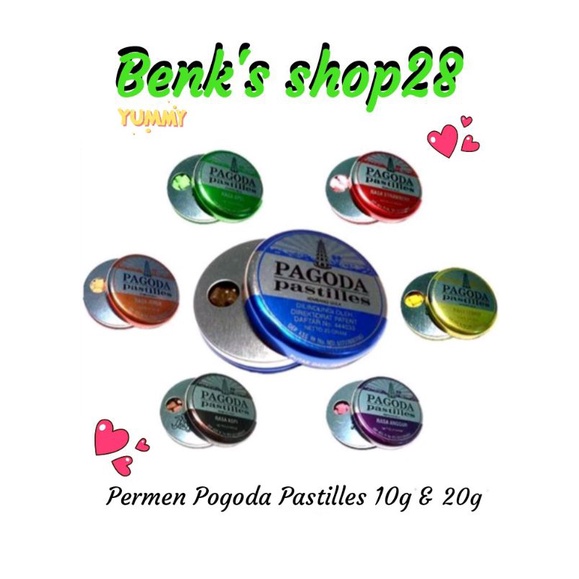 

Permen Pagoda Pastiles 10gr & 20gr