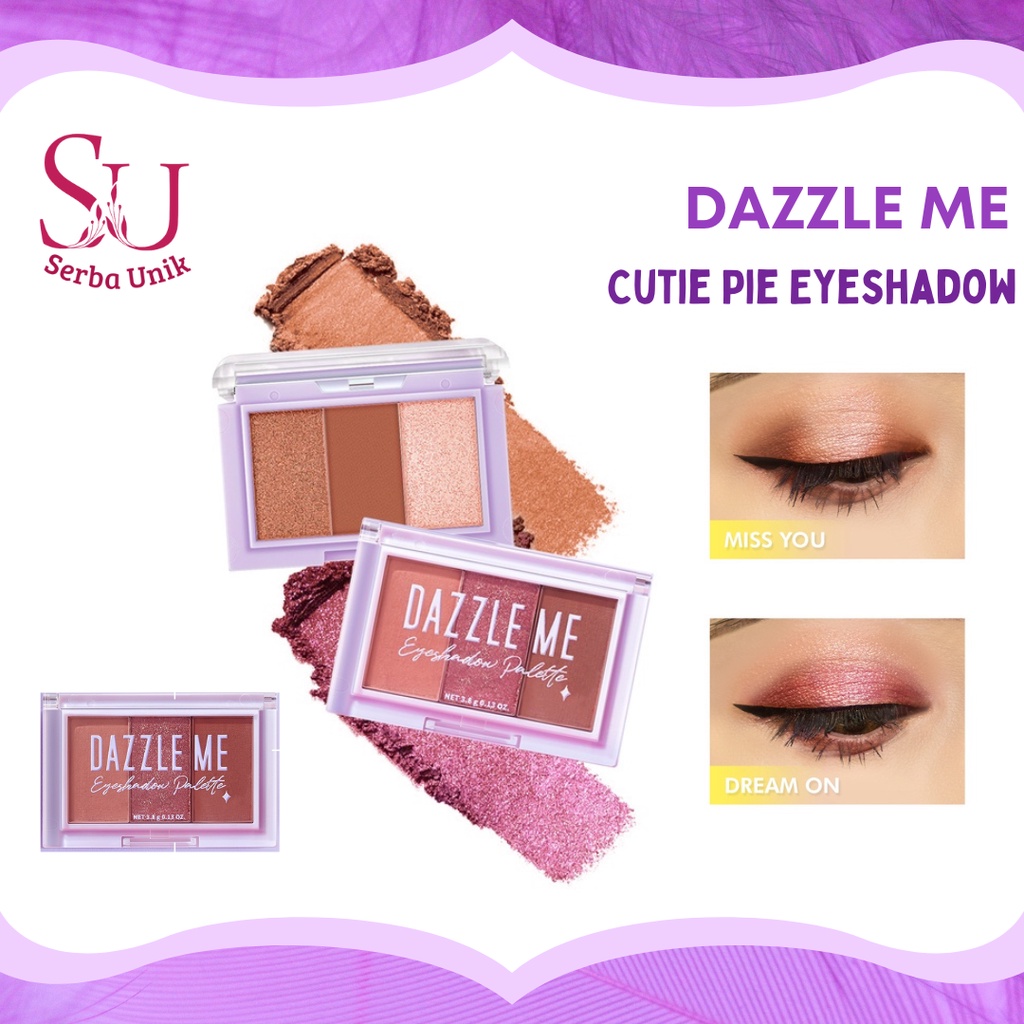 Dazzle Me Cutie Pie Eyeshadow | Long Lasting High Pigmented Eyeshadow Palette