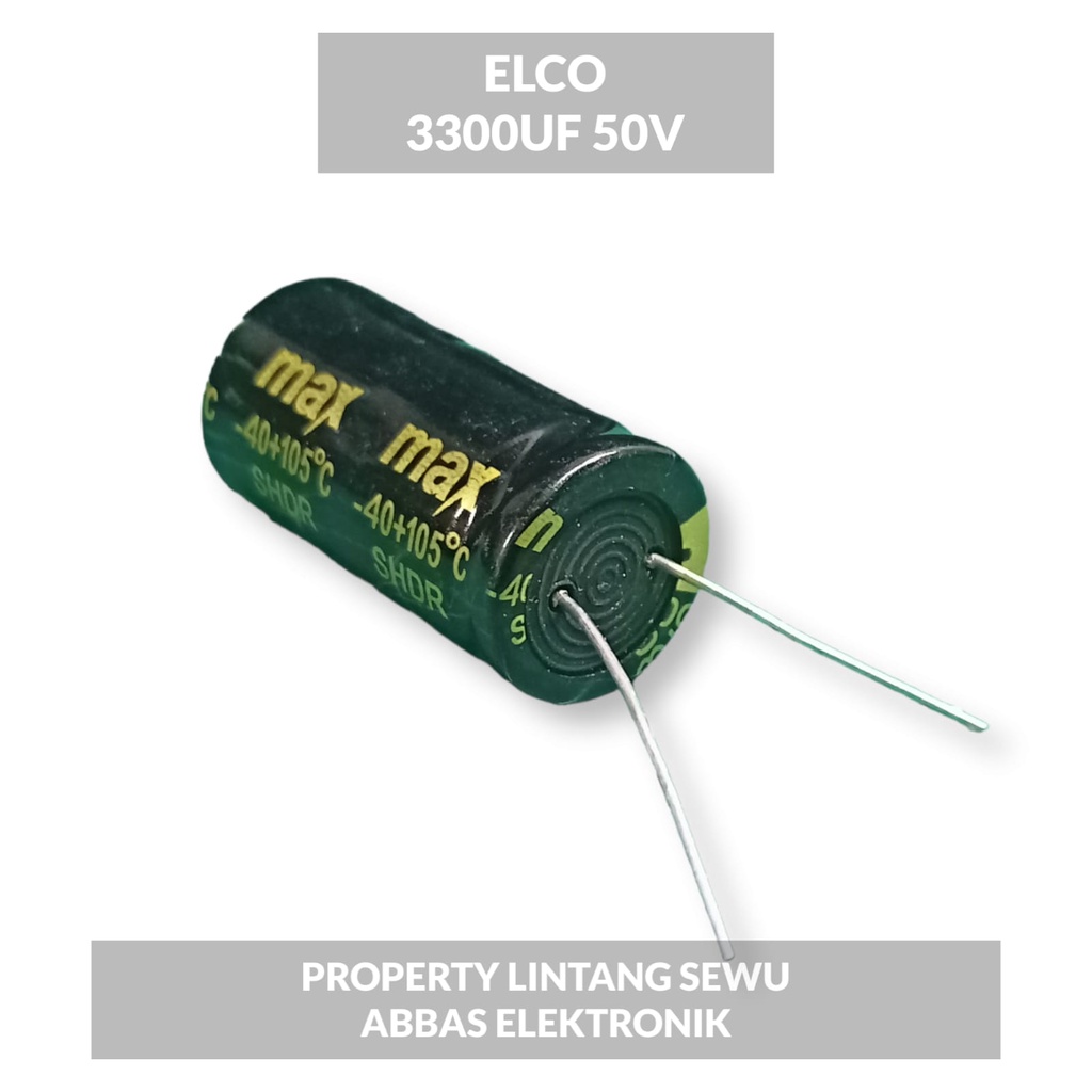 ELCO ELKO 3300 UF 50V 3300 MIKRO 50 VOLT