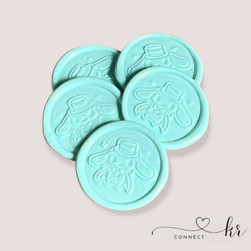 

Cinnamoroll (mint blue) - Wax Seal Sticker Instant