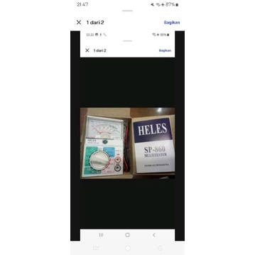 mini multitester analog heles SP-860