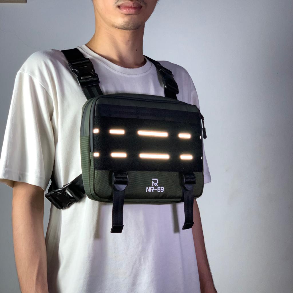 TAS DADA PRIA MULTIFUNGSI WATERPROOF ORIGINAL NR-59 ZHAPPIER / TAS DADA ORIGINAL NR-59 GREEN ARMY WATERPROOF SPECIAL EDITION