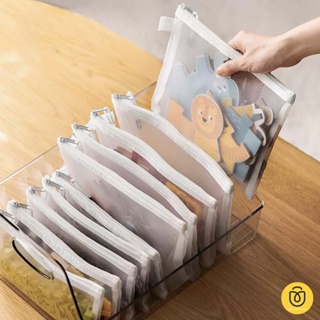 Zipper Bag Kantong Penyimpan Mainan Puzzle Anak Dompet Serbaguna Tempat Pensil - ST028