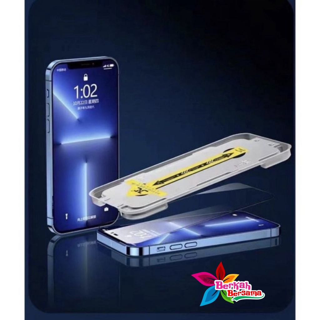 TEMPERED GLASS SUPERFIT IPHONE X XS XR MAX 11 12 13 PRO MAX SPY PRIVACY &amp; CLEAR BENING PEMASANGAN SANGAT GAMPANG CLEAR SPY  BB7386