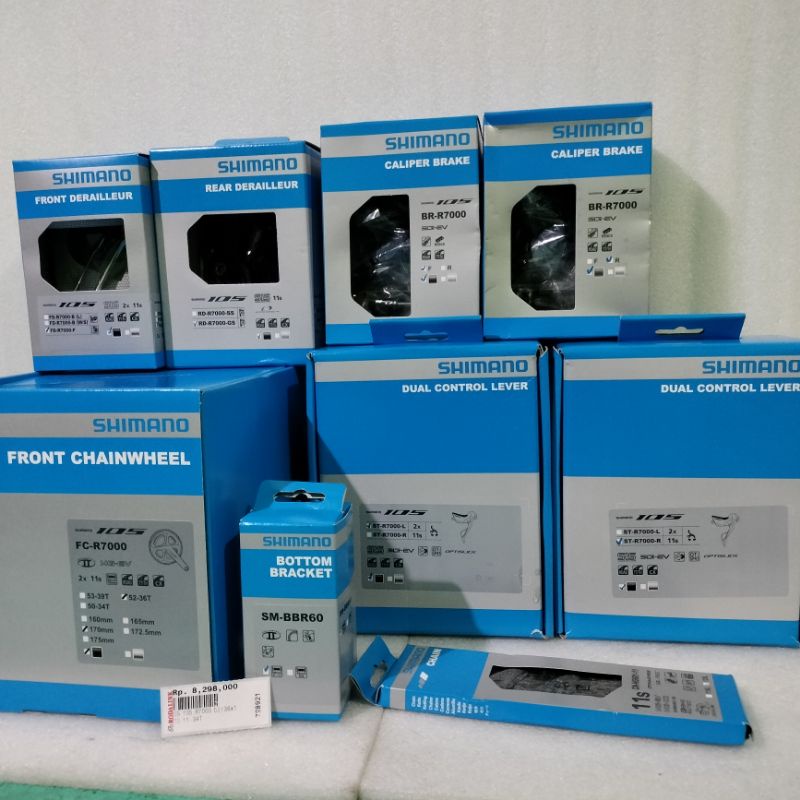 Groupset Shimano 105 R7000 rims brake 11 speed fullset no Duraace Ultegra Tiagra