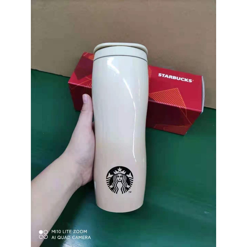 NEW Christmas Tumbler Starbucks Cup Stainless Steel Tumbler High Capacity 591ml Hadiah Natal