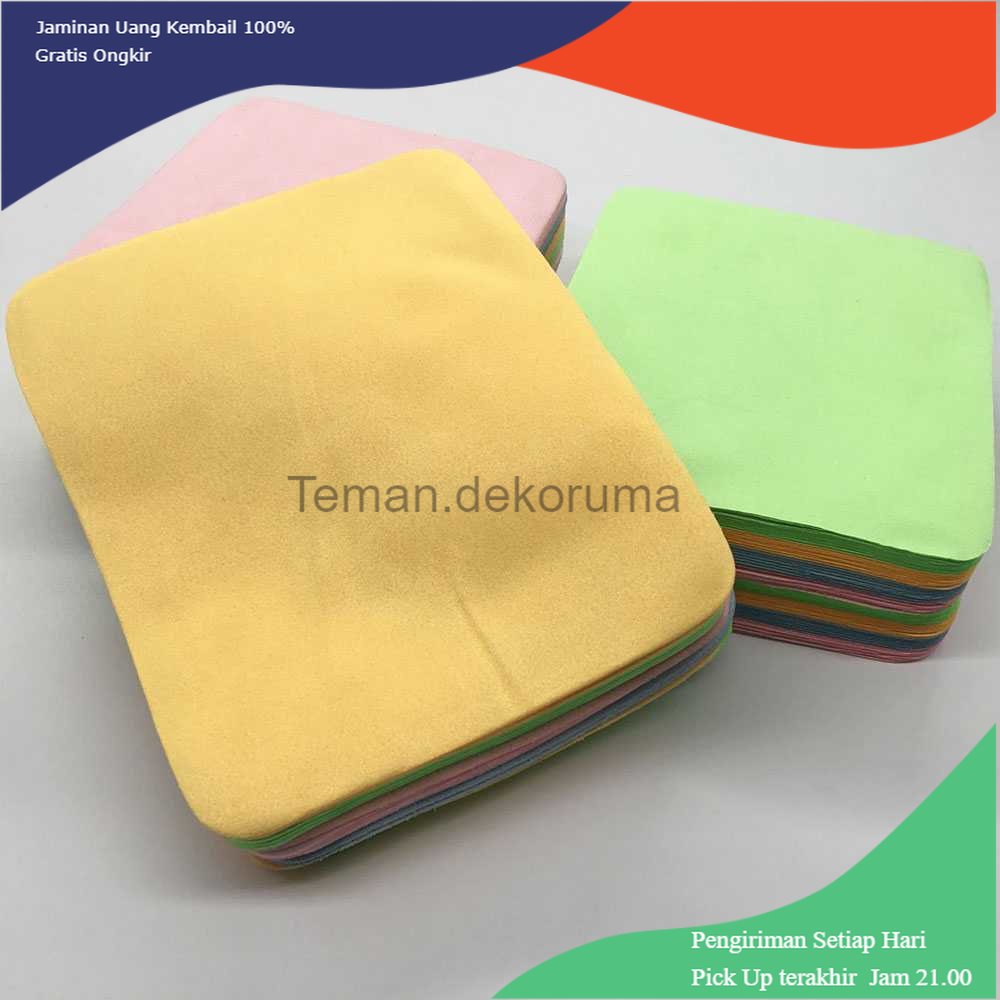 TD - PR2 ThickIsland Kain Microfiber Pembersih Kacamata 10PCS - MCR10