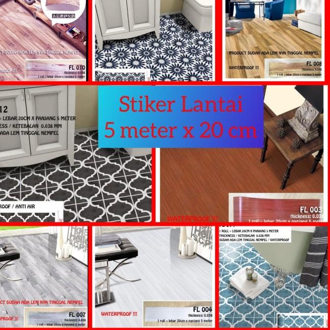 STICKER LANTAI FLOORING PVC STIKER DAPUR STIKER LANTAI - FL010