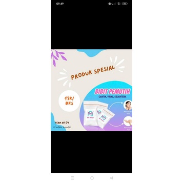 Bibit Pemutih NRJ Beauty Paket Reseller 20 Pcs