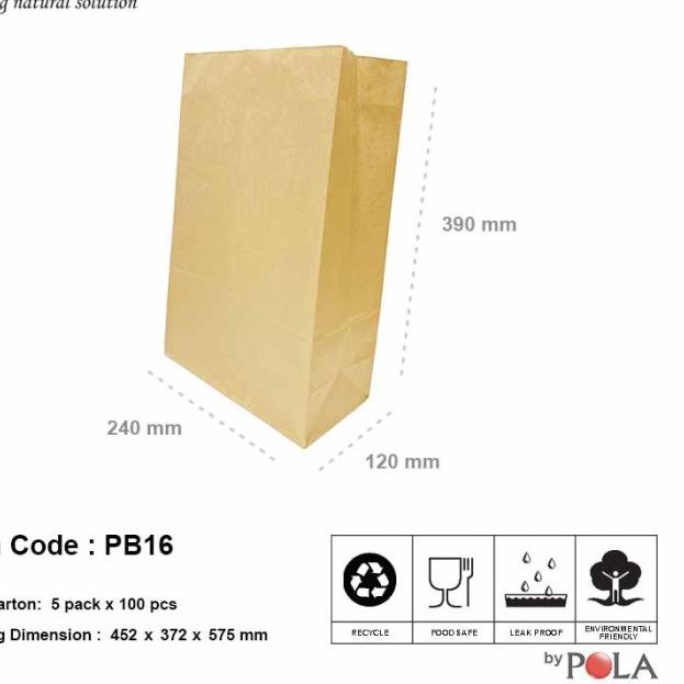 

Paper bag murah / kantong kertas murah PB16